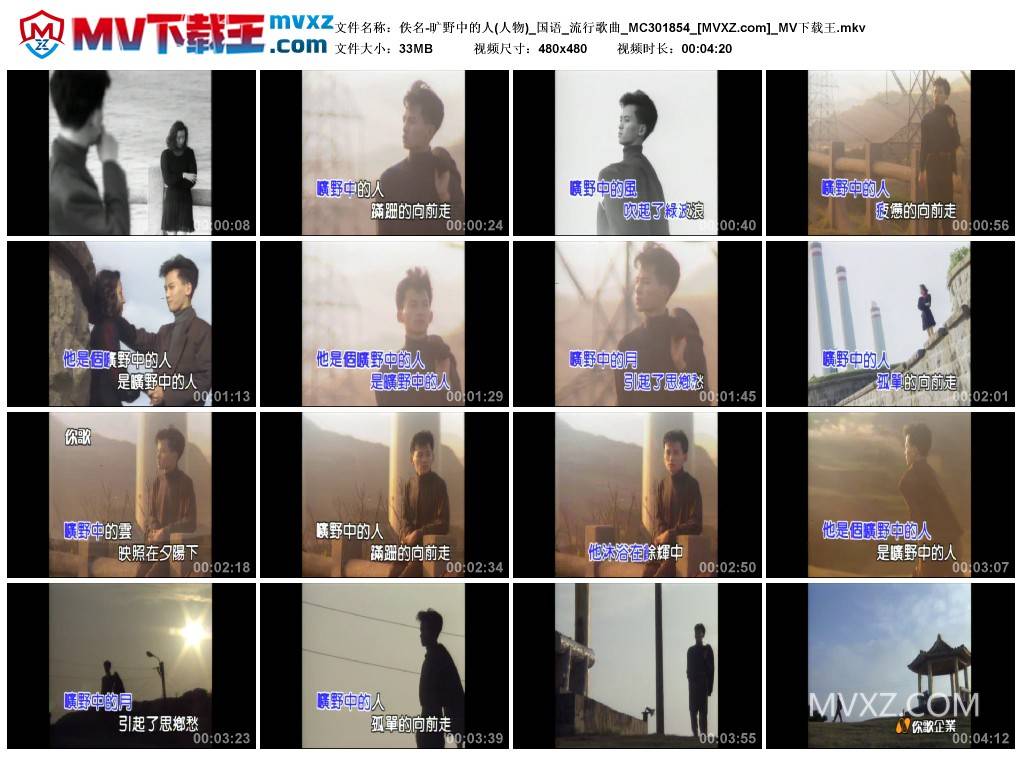 佚名-旷野中的人(人物)_国语_流行歌曲_MC301854